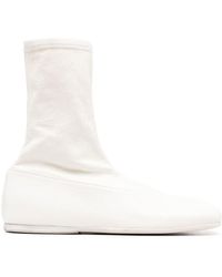 Marsèll - Slip-on Leather Ankle Boots - Lyst