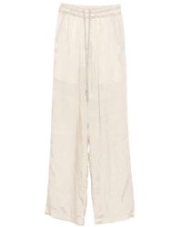 Rick Owens - Drawstring Wide Leg Trousers - Lyst