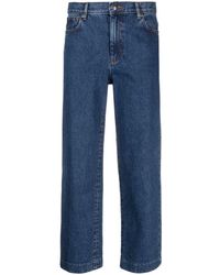 A.P.C. - Gerade Cropped-Jeans - Lyst