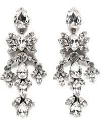 Ermanno Scervino - Crystal-Embellished Drop Earrings - Lyst