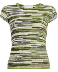Proenza Schouler - Veya Knit Rib T-Shirt - Lyst