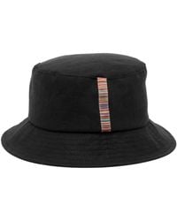 Paul Smith - Striped Linen Bucket Hat - Lyst