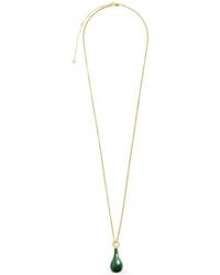 TOTEME - Medium Jade Drop Necklace - Lyst
