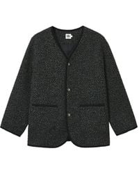 B+ AB - Bouclé Buttoned Jacket - Lyst