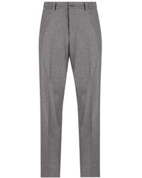 Tagliatore - Pressed-Crease Tailored Trousers - Lyst