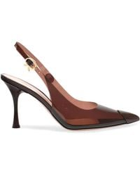 Gianvito Rossi - 85Mm Diana Slingback Heeled Pumps - Lyst