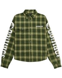 GODMADE - Broken Script Geruit Overhemd - Lyst