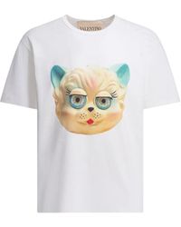 Valentino Garavani - Le Chat De La Maison Printed T-Shirt - Lyst