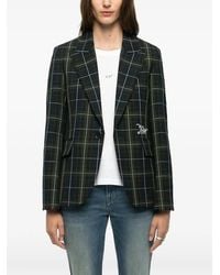 Zadig & Voltaire - Vavy Tailleur Tartan - Lyst