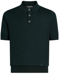 Dolce & Gabbana - Buttoned Short-Sleeve Polo Shirt - Lyst