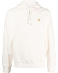 PUMA - Slogan-Print Drawstring Hoodie - Lyst