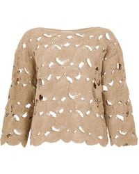 Kangra - Crochet-Knit Top - Lyst
