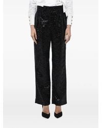 In the mood for love - Clyde Sequin-Embellished Trousers - Lyst