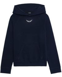 Zadig & Voltaire - Georgy Rhinestone-Embellished Hoodie - Lyst