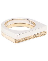 Tom Wood - Duo Embellished Rings - Lyst