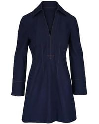 Veronica Beard - Raymond Denim Mini Dress - Lyst
