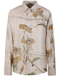 Pierre Louis Mascia - Aloe Floral-Print Long-Sleeve Shirt - Lyst