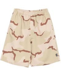 Stussy - Bermudas Estilo Baggy Con Motivo Militar - Lyst