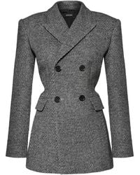 ANOUKI - Double-Breasted Blazer - Lyst