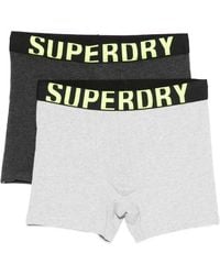 Superdry - Logo-Waistband Boxers (Pack Of Two) - Lyst
