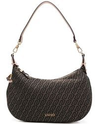 Liu Jo - Medium Jacquard Shoulder Bag - Lyst