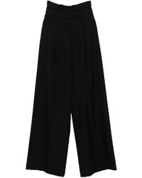 Viktor & Rolf - Pleated High-Waisted Trousers - Lyst