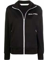 Palm Angels - Classic Track Jacket Black/white - Lyst