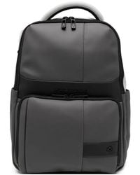 Piquadro - Water-Resistant Panelled Backpack - Lyst