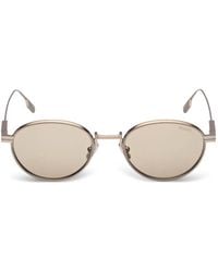 ZEGNA - Oval-Frame Sunglasses - Lyst