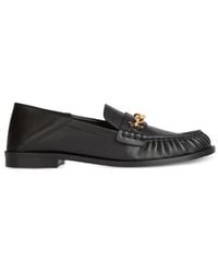 Balmain - Sync Smooth-Leather Loafers - Lyst