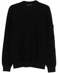 Stone Island - Ghost Pullover Mit Logo-Patch - Lyst