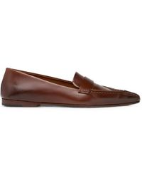 Marsèll - Colma Pointed-Toe Leather Loafers - Lyst