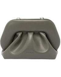 THEMOIRÈ - Small Bios Ruched Clutch Bag - Lyst