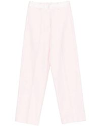 forte_forte - Pressed-Crease Trousers - Lyst
