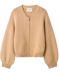Soft Goat - Zip-Up Double-Knitted Cardigan - Lyst