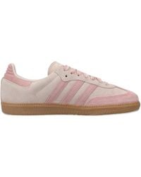 adidas - Samba Three-Stripe Sneakers - Lyst