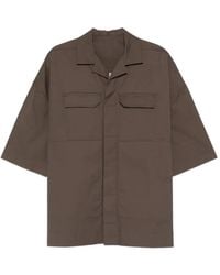 Rick Owens - Magnum Tommy Flap-Pocket Shirt - Lyst