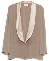 Alberta Ferretti - Shawl-Lapel Single-Button Blazer - Lyst