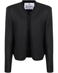 Vivienne Westwood - Virgin Wool Cropped Jacket - Lyst