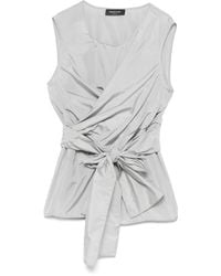 Fabiana Filippi - Bluse aus Taft - Lyst