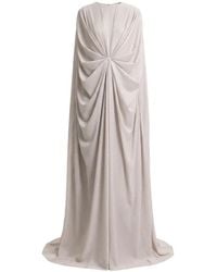 Gemy Maalouf - Beaded-Neckline Maxi Kaftan - Lyst