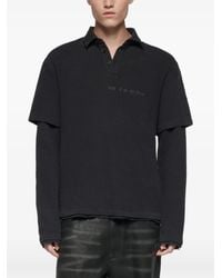 MISBHV - Graphic Layered Long-Sleeved Polo Shirt - Lyst