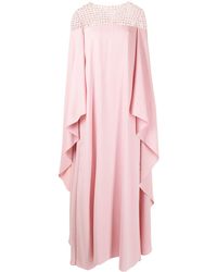 Carolina Herrera Avondjurk Met Pailletten - Roze