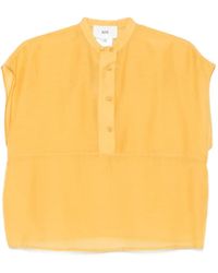 SOLOTRE - Buttoned Blouse - Lyst