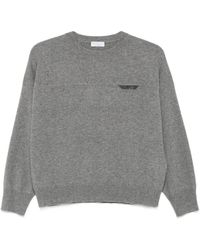 Brunello Cucinelli - Pullover mit rundem Ausschnitt - Lyst