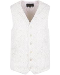 Comme des Garçons - Crochet-Knit Waistcoat - Lyst