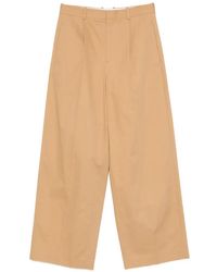 Loewe - Cotton Trousers - Lyst