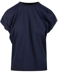 Nude - Ruched T-Shirt - Lyst