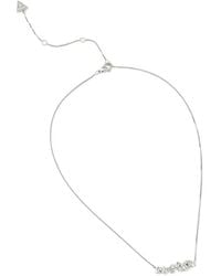 Guess - Chandelier Crystal-Embellished Box-Chain Necklace - Lyst