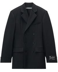 Alexander Wang - Double Breasted Mini Dress Blazer - Lyst